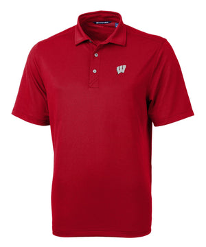 Cutter & Buck University of Wisconsin-Madison Badgers Short Sleeve Polo Knit Shirt