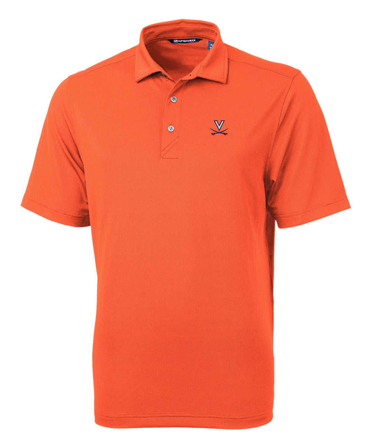 Cutter & Buck University of Virginia Cavaliers Short Sleeve Polo Knit Shirt, Men's Big & Tall