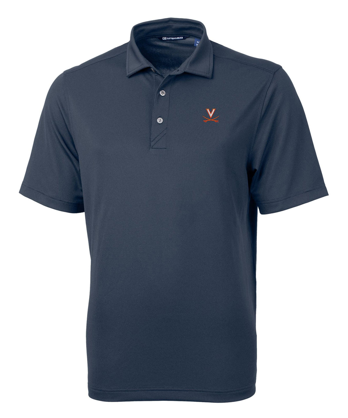 Cutter & Buck University of Virginia Cavaliers Short Sleeve Polo Knit Shirt, Men's Big & Tall