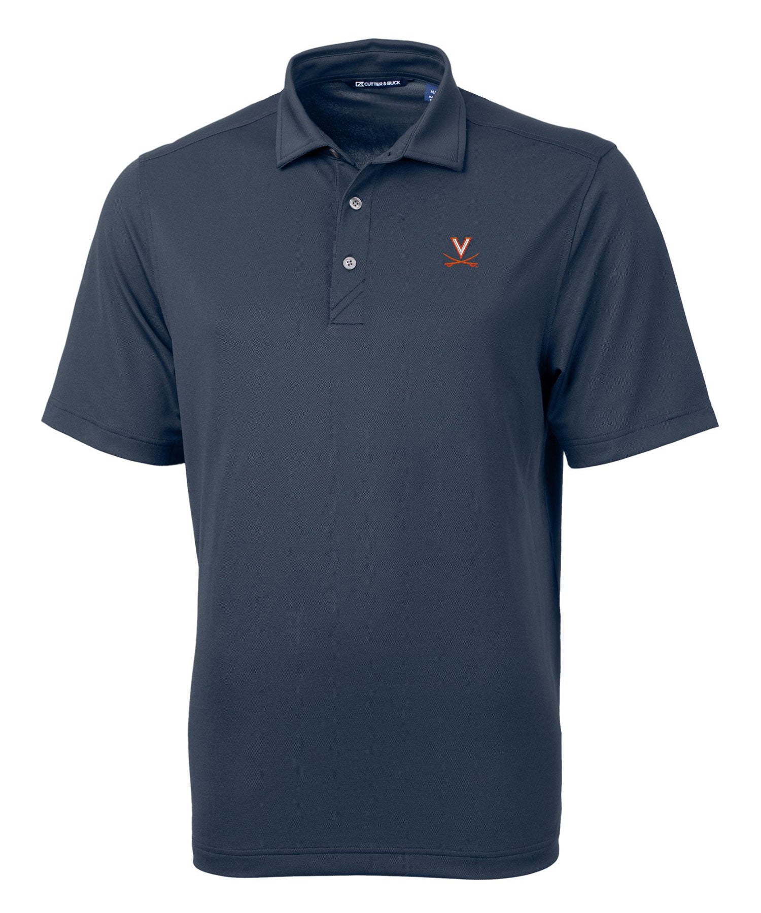 Cutter & Buck University of Virginia Cavaliers Short Sleeve Polo Knit Shirt, Men's Big & Tall