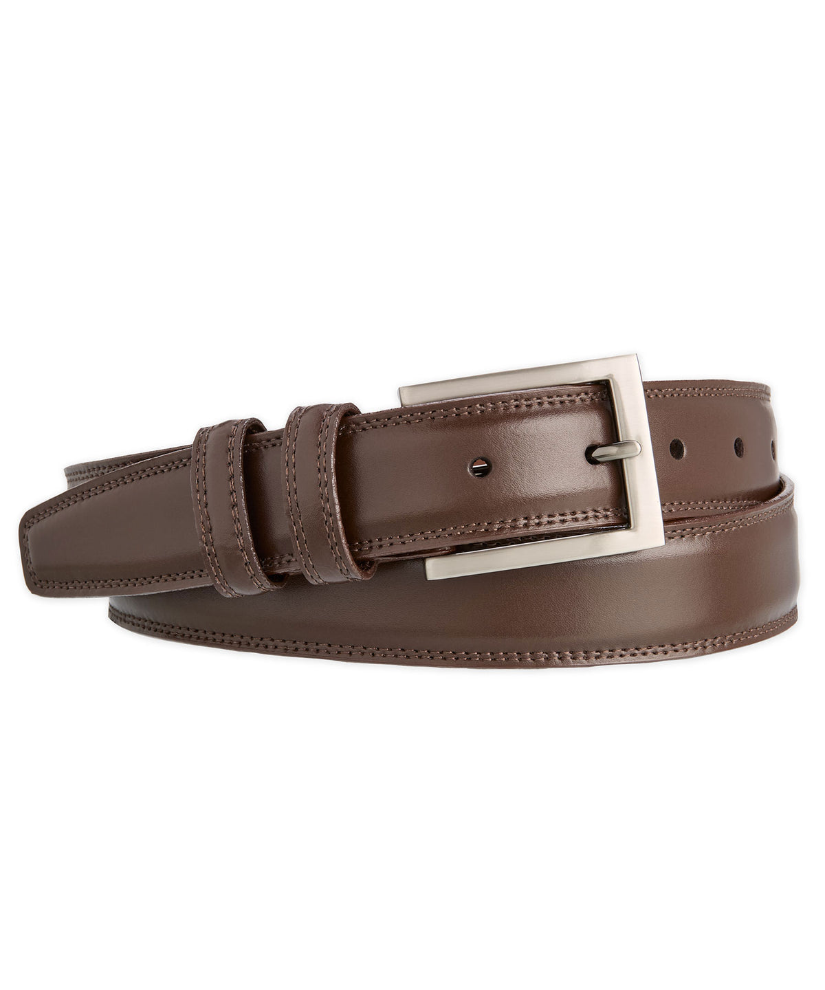 Torino 32mm Analine Leather Belt, Men's Big & Tall