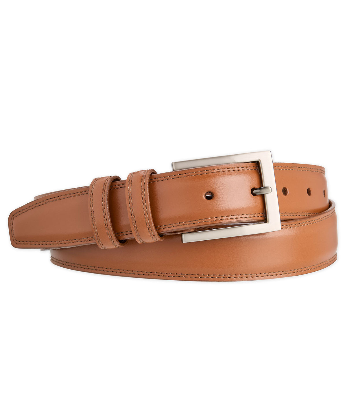 Torino 32mm Analine Leather Belt, Men's Big & Tall