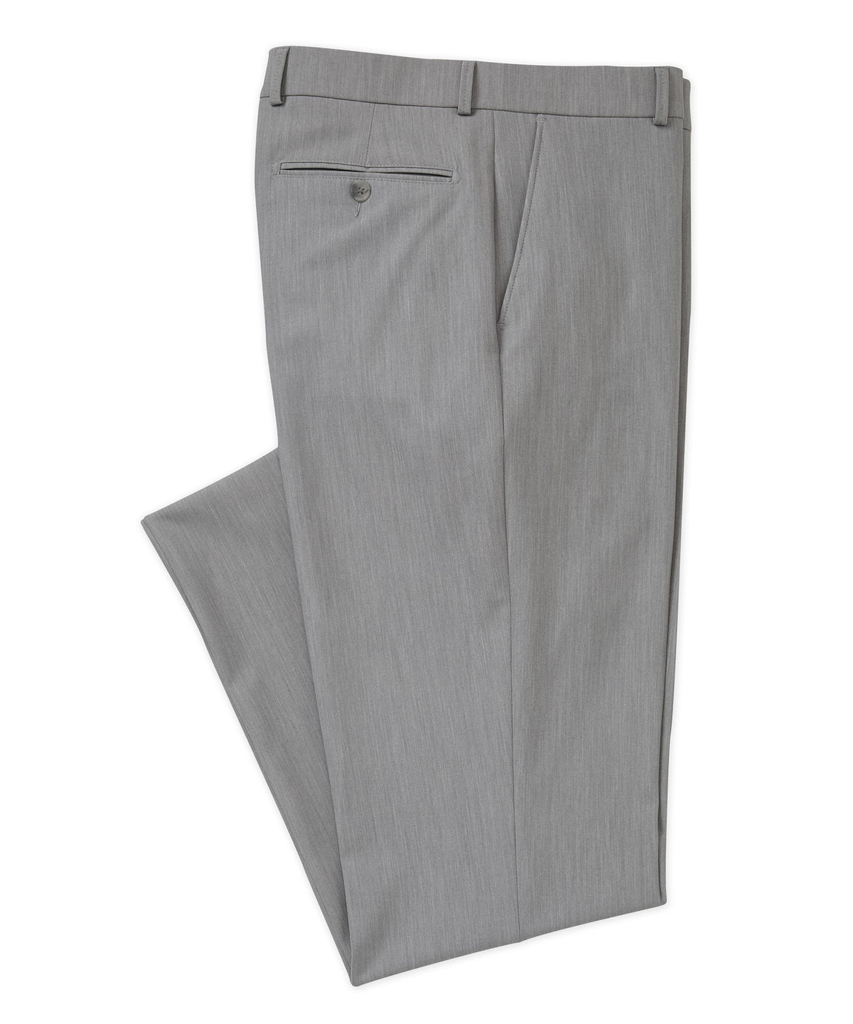 Westport Black Flat Front Performance Stretch Gabardine Pant, Men's Big & Tall