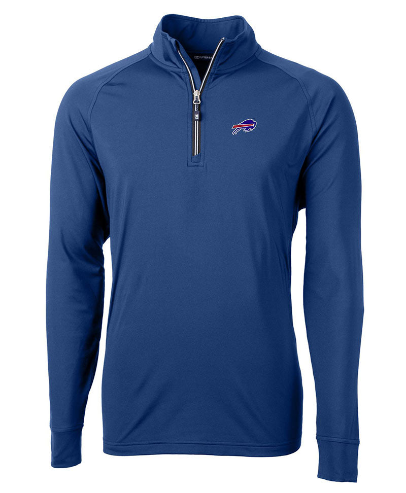 Cutter & Buck Buffalo Bills Long Sleeve Quarter-Zip Pullover, Men's Big & Tall