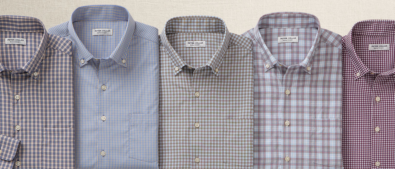 Men's sport shirts by Peter Millar, Men's Big & Tall