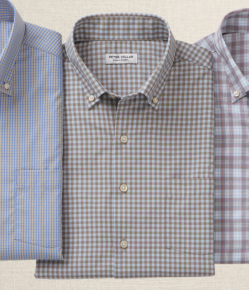 Men's sport shirts by Peter Millar, Men's Big & Tall