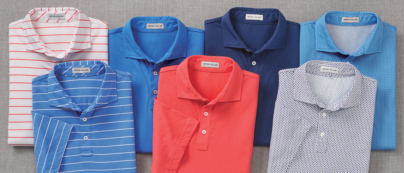 Peter Millar Short Sleeve Polo Shirts