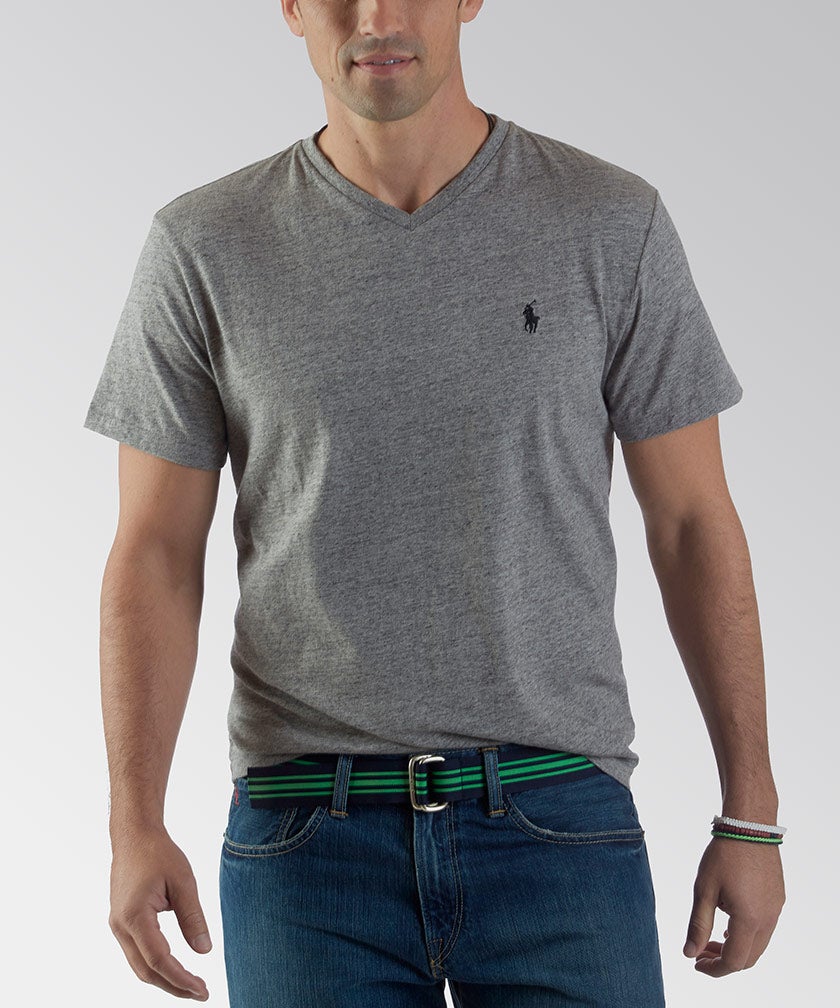💯 % 3XB BIG Polo ralph lauren loose v neck shirt, Men's Fashion, Tops &  Sets, Tshirts & Polo Shirts on Carousell