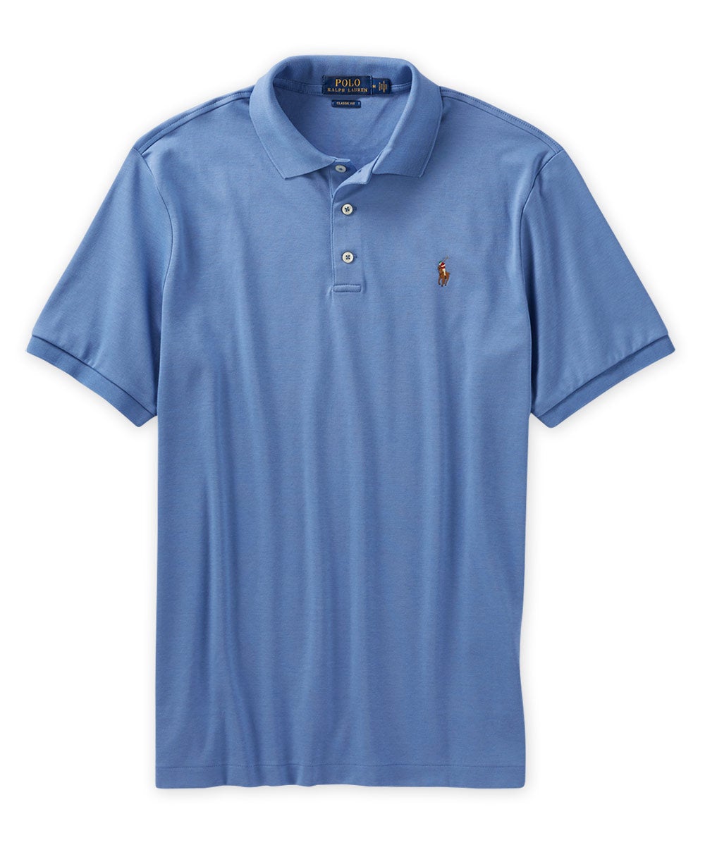 Polo Ralph Lauren Short Sleeve Classic Fit Soft Touch Pima Cotton Polo -  Westport Big & Tall