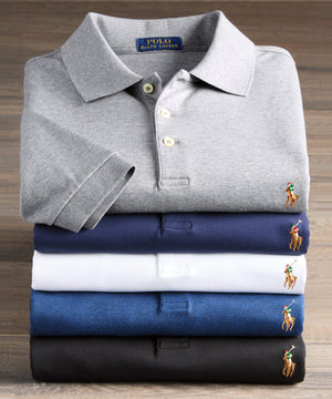 Polo Ralph Lauren Big & Tall Classic Fit Soft Cotton Multi-Colored Pony Polo  Shirt