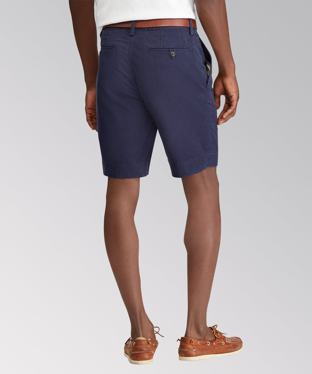 Lucky Brand Saturday Stretch Flat Front Blue Chino Shorts Mens