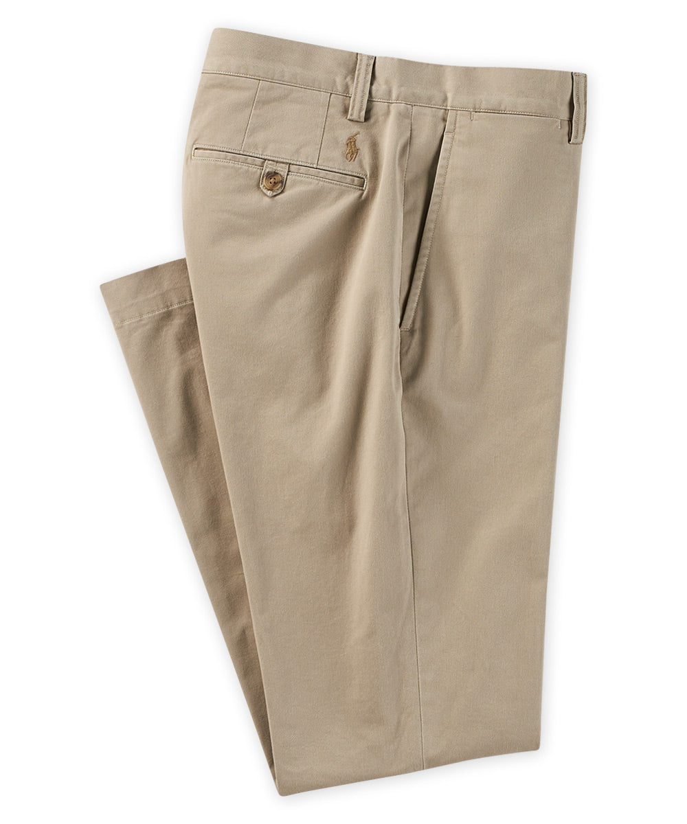 POLO RALPH LAUREN Mens Pegged Chino Trousers W32 L33 Khaki Cotton | Vintage  & Second-Hand Clothing Online | Thrift Shop