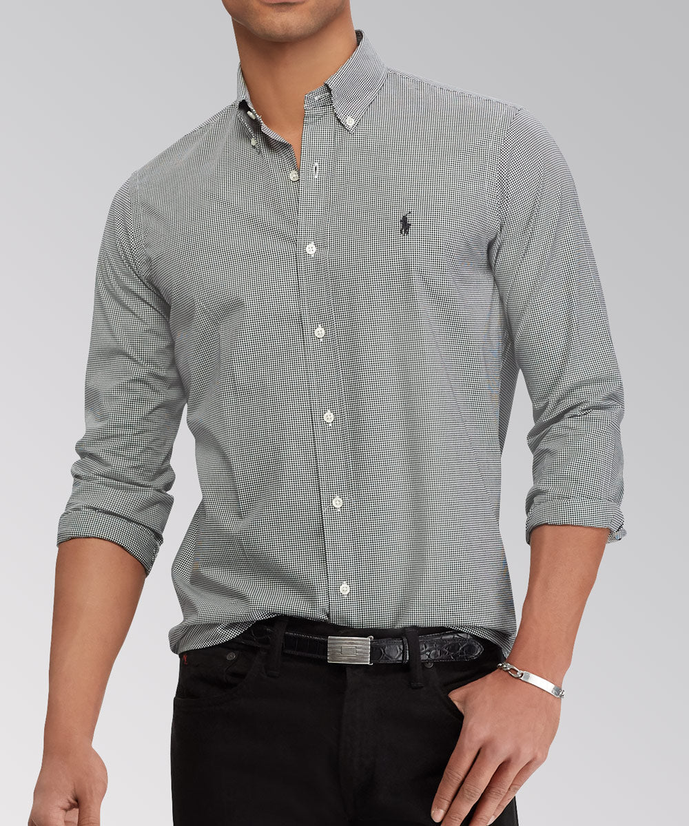 Polo homme - LUXURY STRETCH LONG SLEEVE POLO