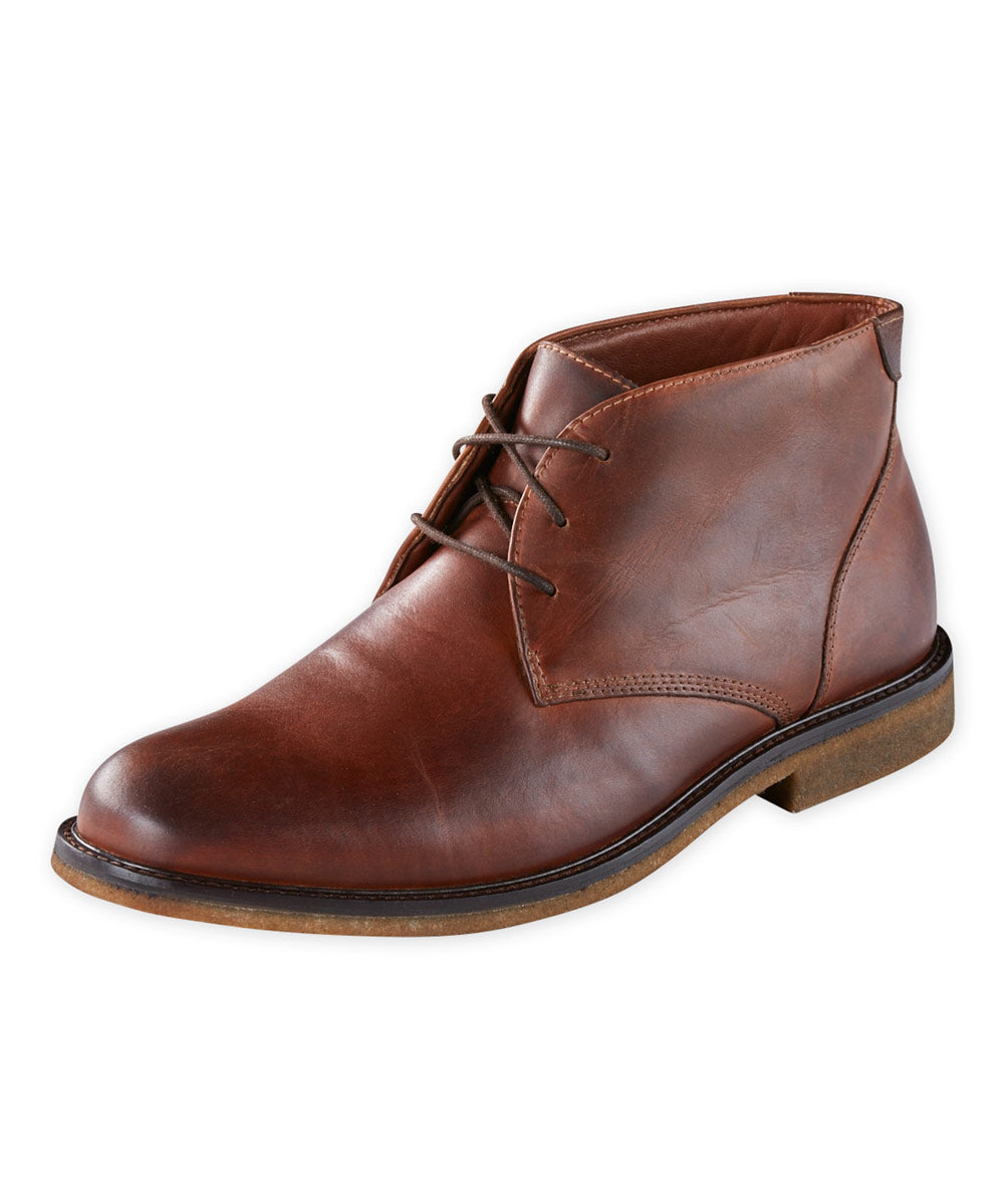 Johnston & Murphy Full-Grain Leather Chukka Boot - Westport Big & Tall
