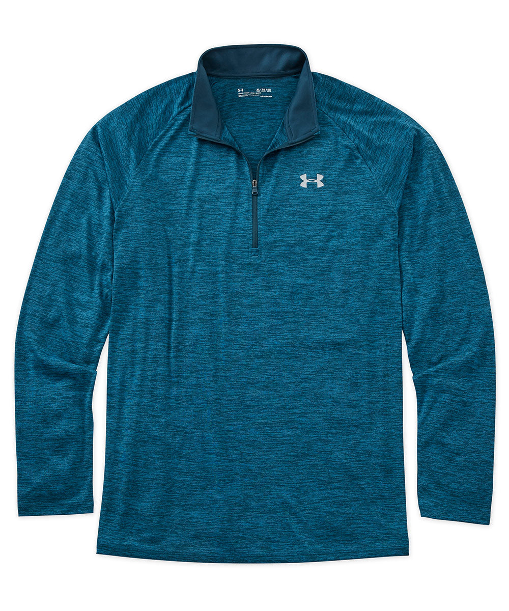 Under Armour UA Velocity 2.0 Blue 1/4 Zip Athletic Pullover Loose