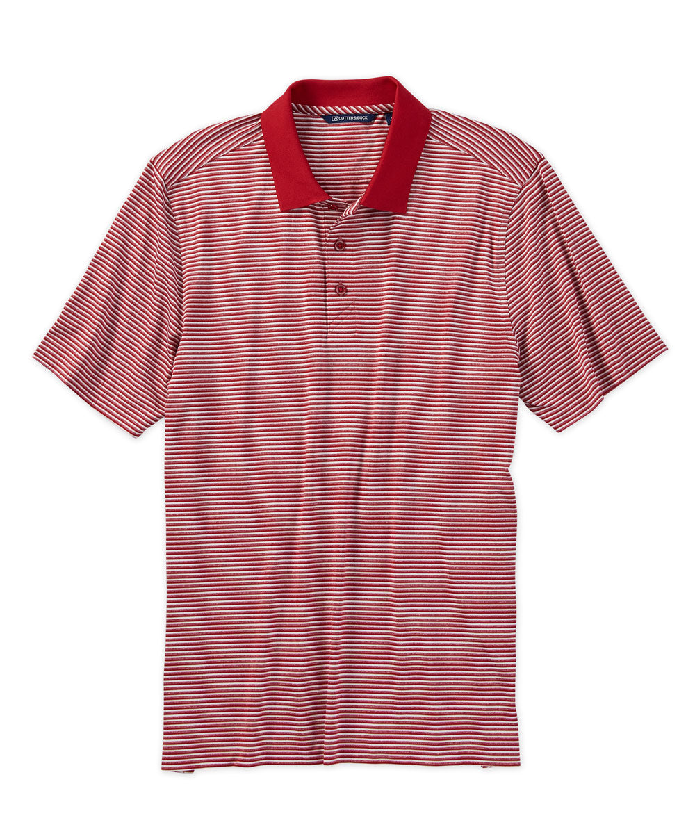 Westport Lifestyle Shadow Stripe Performance Polo Knit Shirt