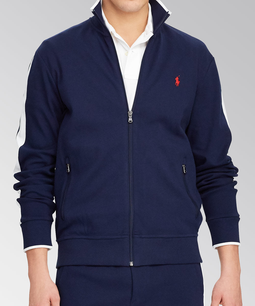 Men's Polo Ralph Lauren Interlock Track Jacket - Black - Size 3X