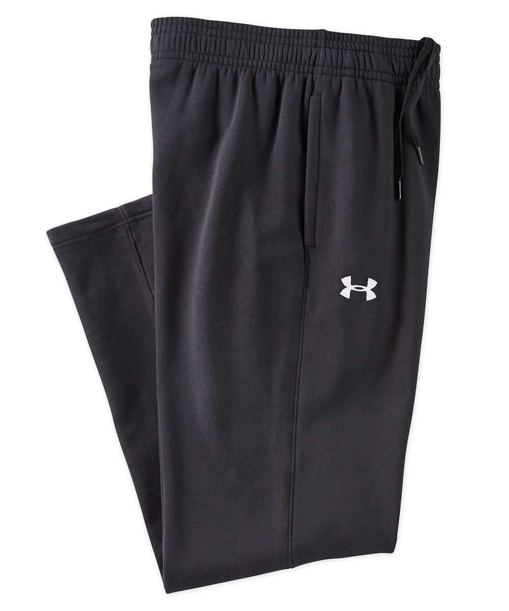 Black Under popular Armour Sweatpants Grey Logo Baggy Fit