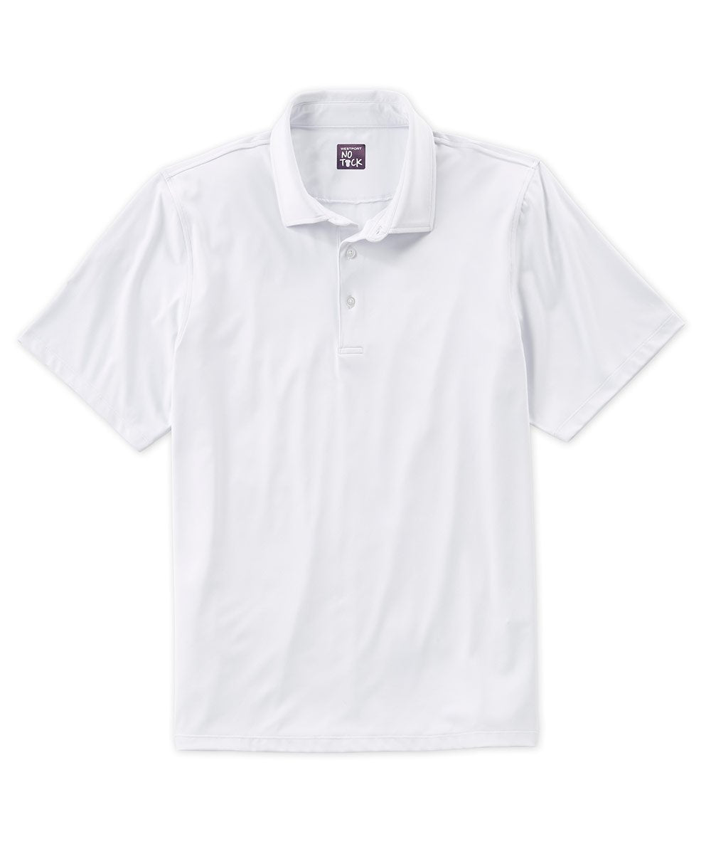 Westport No-Tuck LustreTech Stretch Cotton Short Sleeve Polo Shirt, Men's Big & Tall