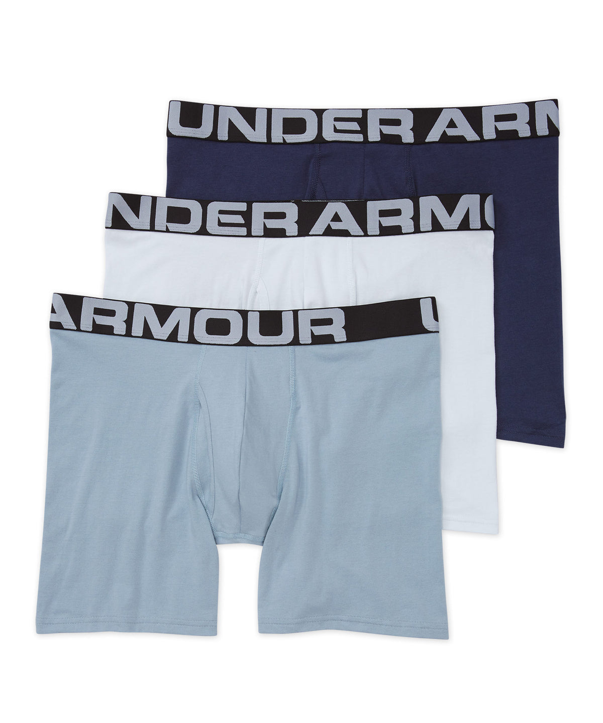 Men's Charged Cotton® 6 Boxerjock® Boxer Brief (3 Pack) from Under Armour