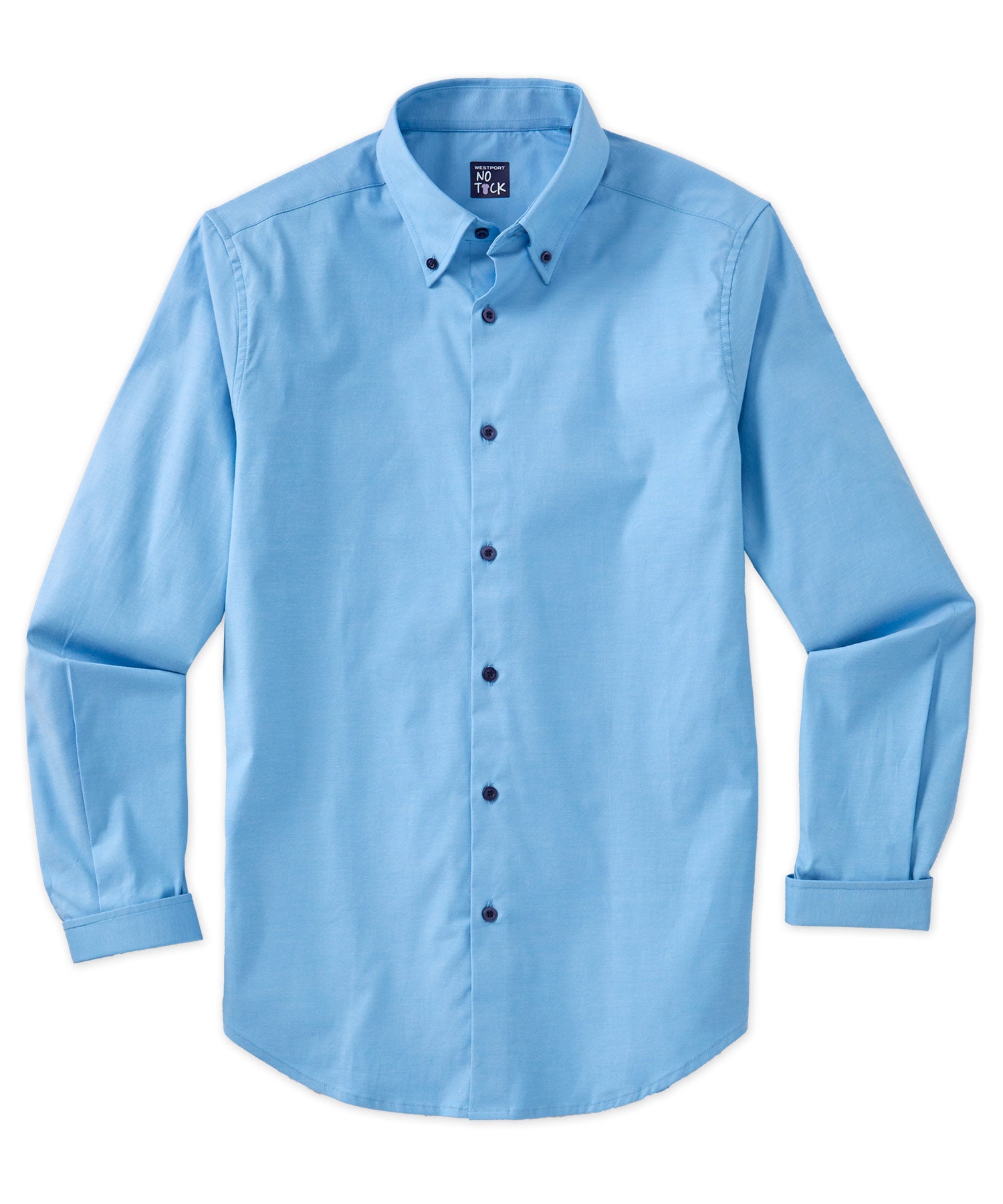 Long Sleeve Stretch Oxford Shirt - Kmart