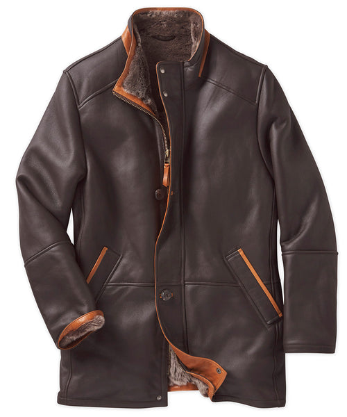 Men's Westport Black Deerskin Jacket - Brown Tan - Size 2XT