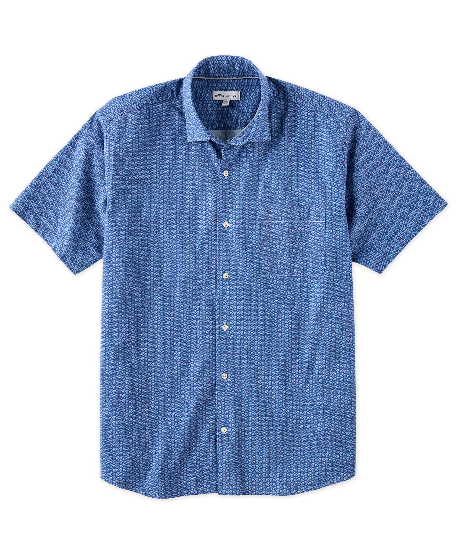 Peter Millar Short Sleeve Cotton Stretch Sport Shirt - Westport