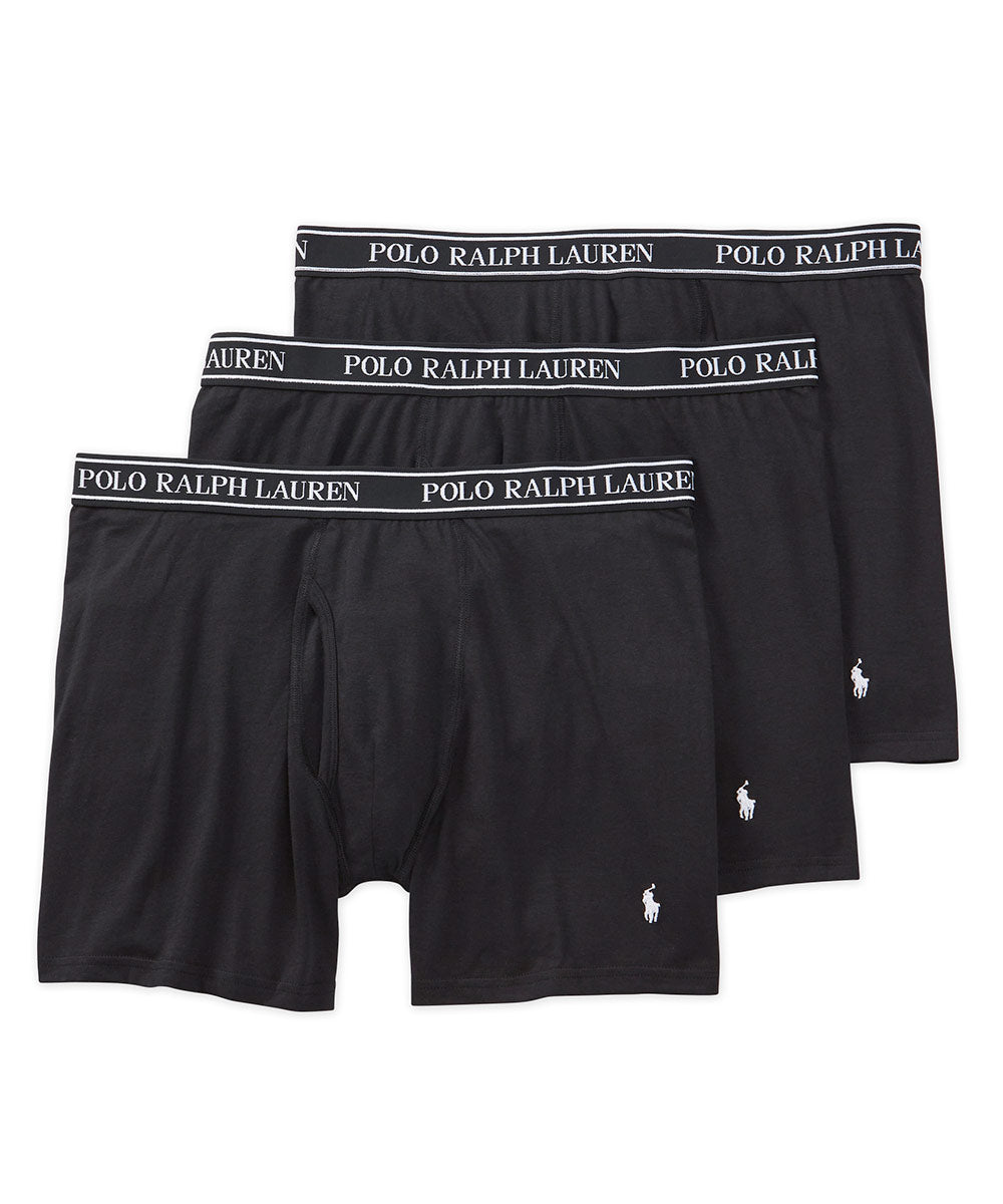 Polo Ralph Lauren Classic Fit W/ Wicking 3-pack Knit Boxers in