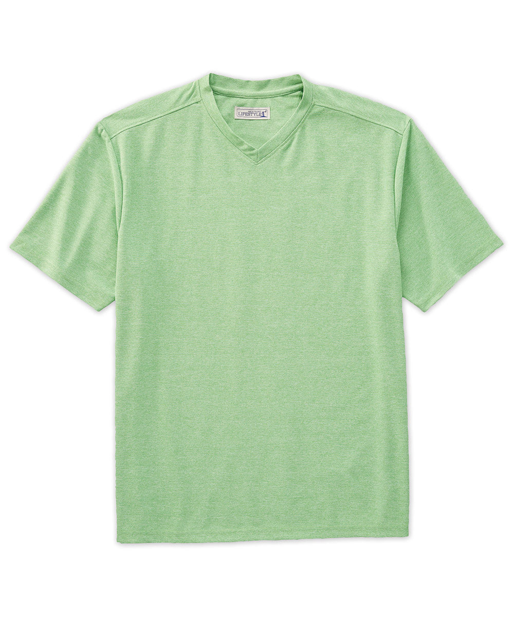 Westport Lifestyle Melange V-Neck Tee Shirt, Men's Big & Tall