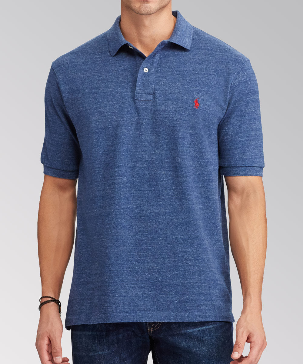 Polo Ralph Lauren Classic Fit Mesh Polo Shirt Blue
