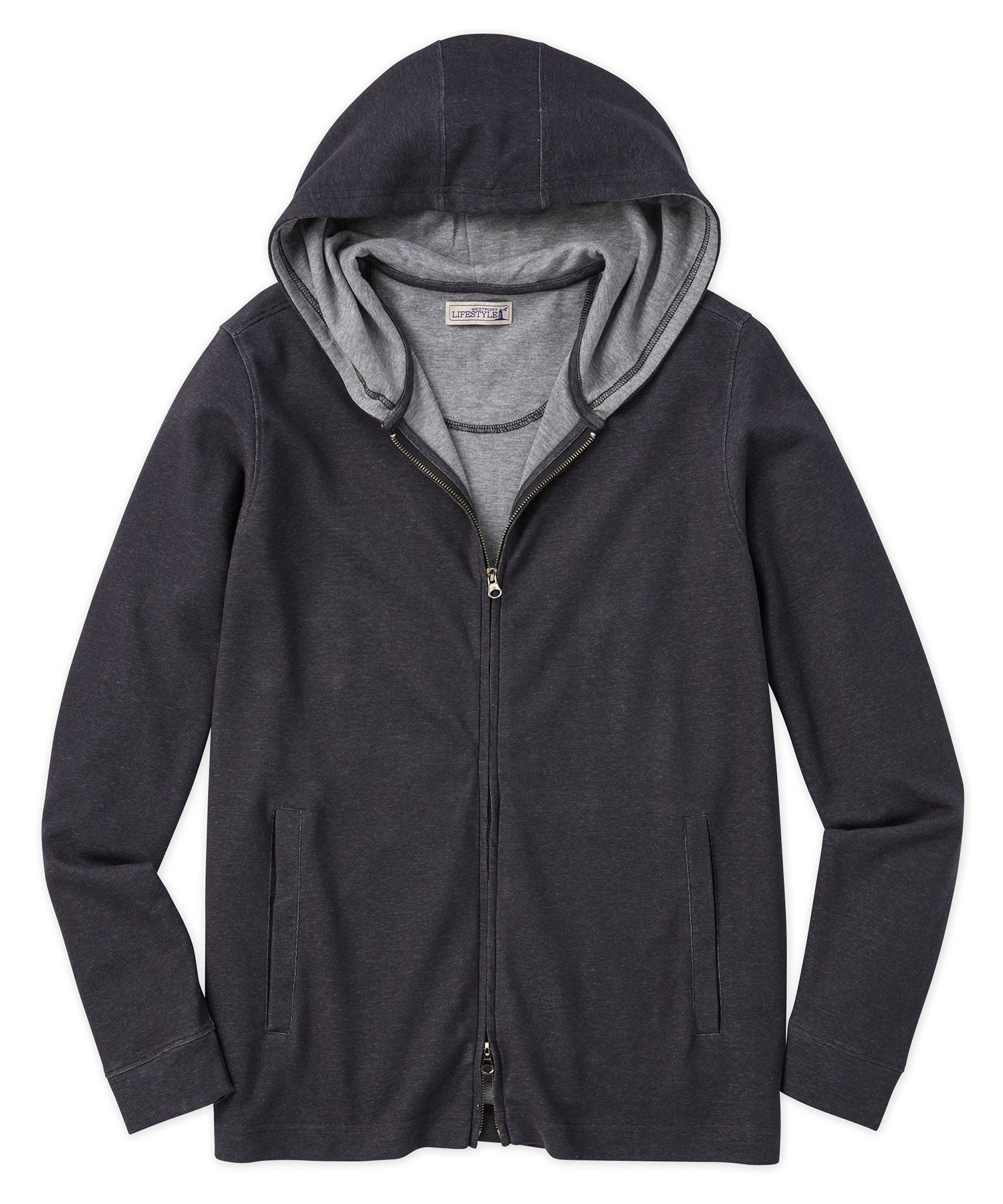 Westport Lifestyle Melange Full-Zip Hoodie, Men's Big & Tall