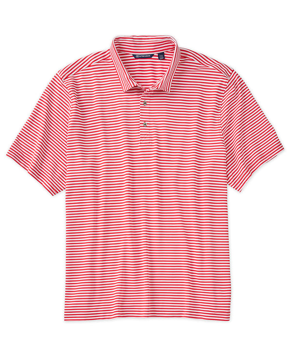 Cutter & Buck Virtue Eco Pique Stripe Recycled Polo - Westport Big & Tall