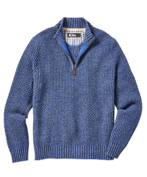 Men's Westport Lifestyle Melange Quarter-Zip Pullover - Toast - Size LT