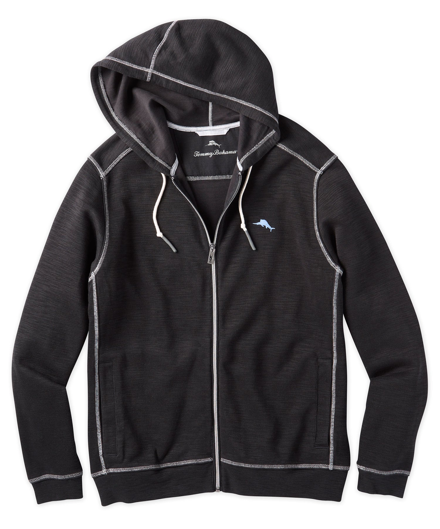 Hollister Icon Logo Full Zip Hoodie in Blue for Men