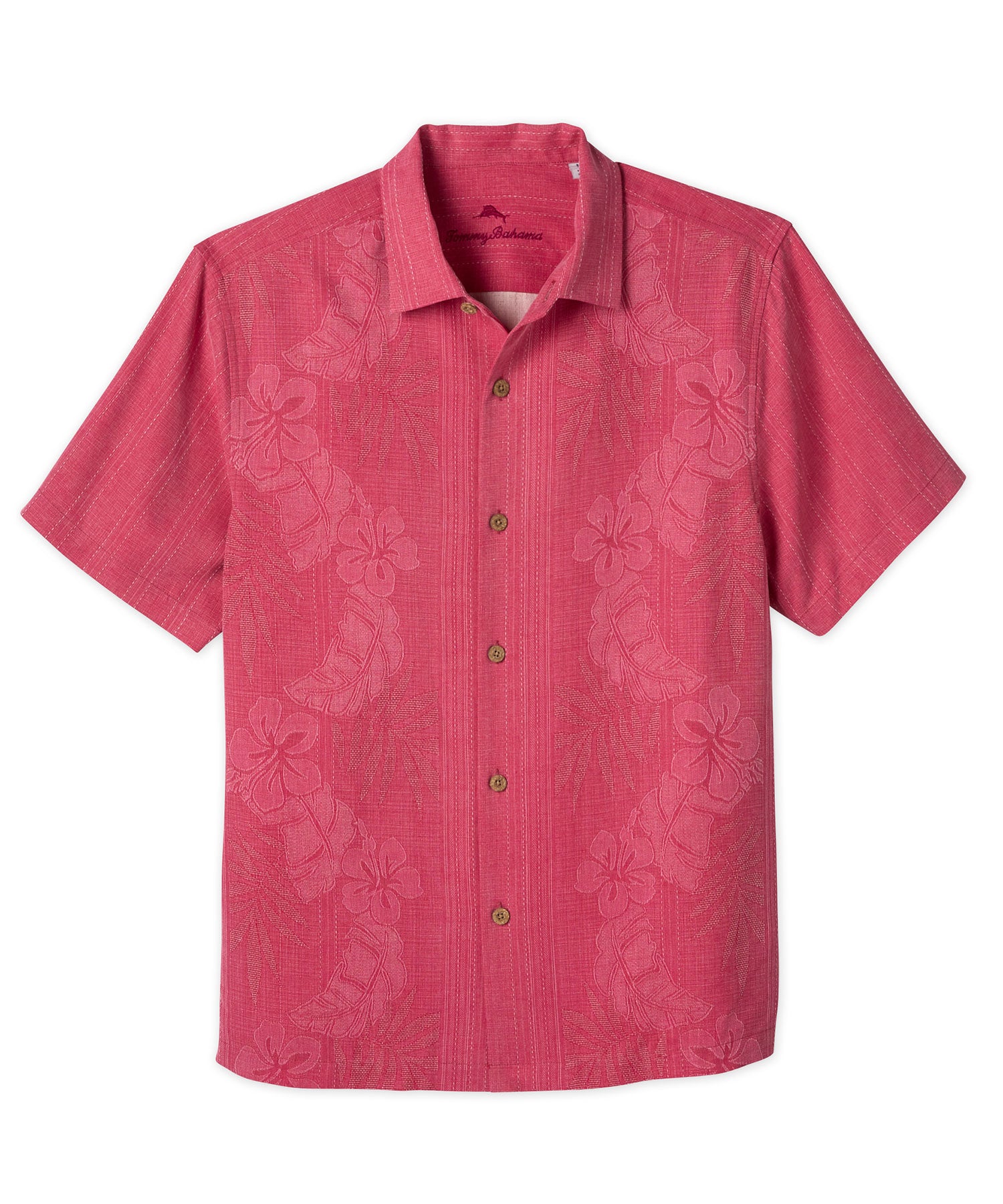 Tommy Bahama Bali Border Silk Camp Shirt (Color: Navy, Size M) at   Men's Clothing store