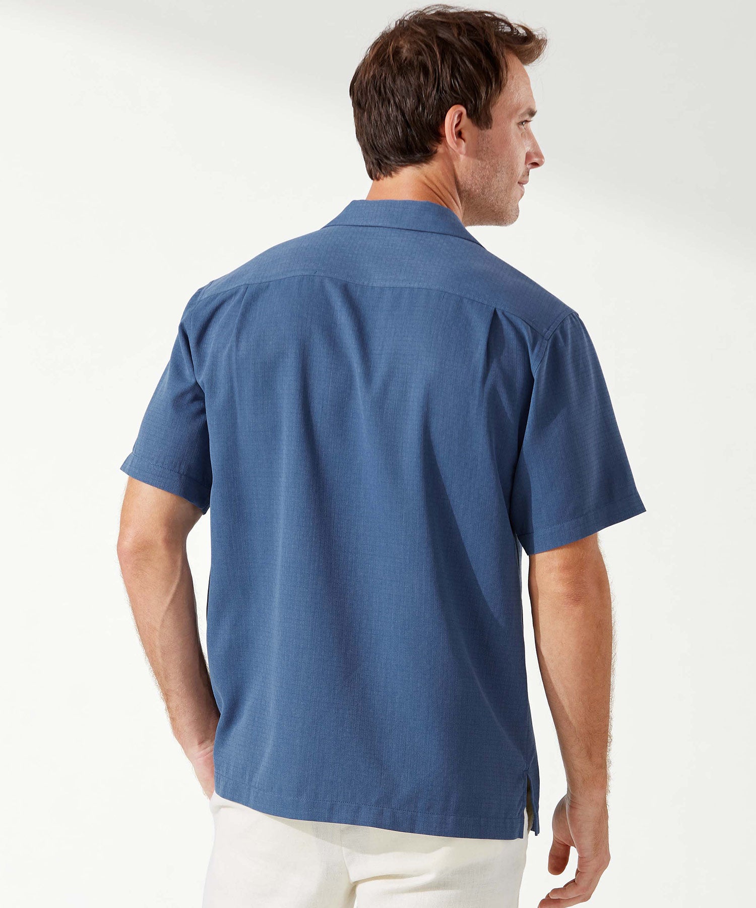 Tommy Bahama Time Flies Camp Shirt - Dockside Blue