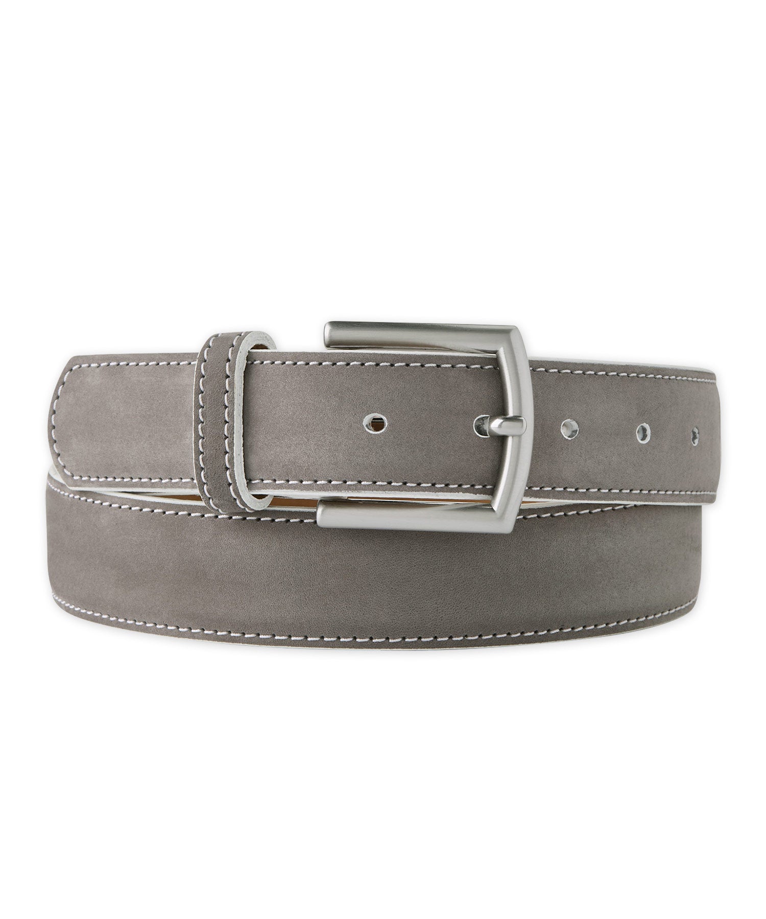 Westport Black Men's Big & Tall Suede O-Ring Belt