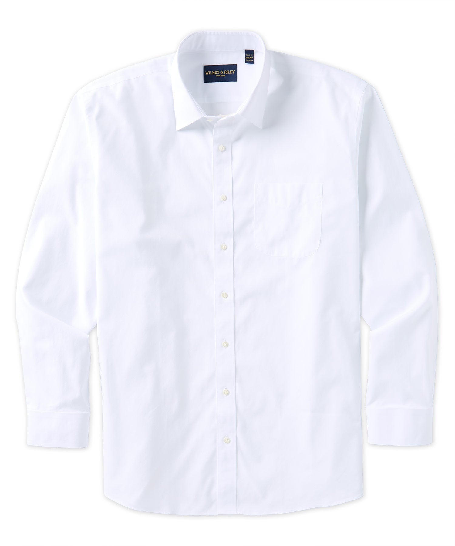 Wilkes & Riley Tailored Fit Spread Collar Dress Shirt, Men's Big & Tall